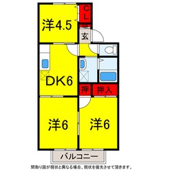 カルミア・アネックスの物件間取画像